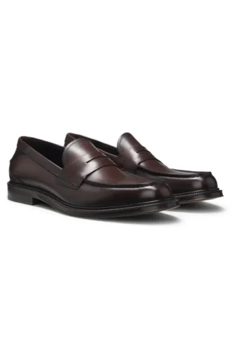 Italian-made loafers in soft leather