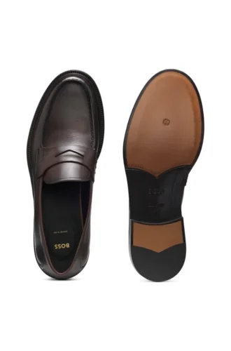 Italian-made loafers in soft leather