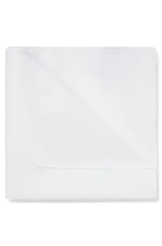 Italian-made pocket square in easy-iron cotton