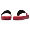 Italian-made slides with large logo detail Italian-made slides with large logo detail