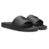 Italian-made slides with stacked-logo uppers