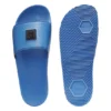 Italian-made slides with stacked-logo uppers