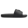 Italian-made slides with stacked-logo uppers