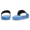 Italian-made slides with stacked-logo uppers