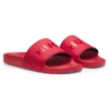 Italian-made slides with tonal logo
