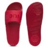 Italian-made slides with tonal logo