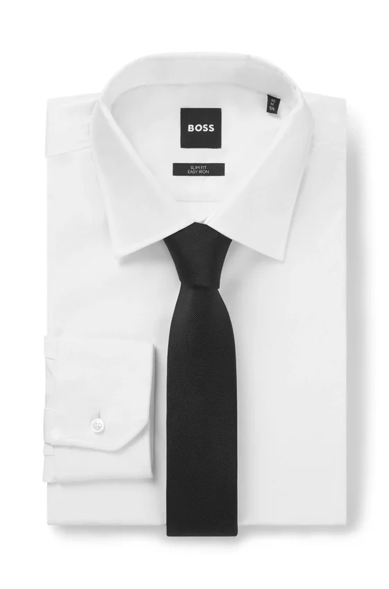Italian-made tie in pure silk jacquard Italian-made tie in pure silk jacquard