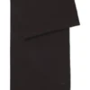 Italian-made wool scarf with logo patch Italian-made wool scarf with logo patch