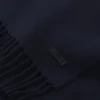 Italian-made wool scarf with logo patch Italian-made wool scarf with logo patch