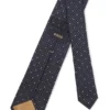 Italian-silk tie with jacquard pattern