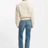 Italian-yarn sweater with structured knit