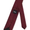 Jacquard-dot tie in a silk blend