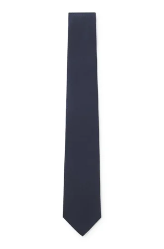 Jacquard-monogram tie in silk