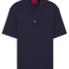 Jacquard-pattern polo shirt in a relaxed fit Jacquard-pattern polo shirt in a relaxed fit