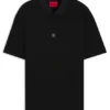 Jacquard-pattern polo shirt in a relaxed fit Jacquard-pattern polo shirt in a relaxed fit