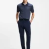 Jacquard-pattern polo shirt in cotton Jacquard-pattern polo shirt in cotton