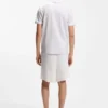 Jacquard-pattern polo shirt in cotton Jacquard-pattern polo shirt in cotton