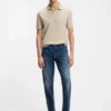 Jacquard-pattern polo shirt with Johnny collar