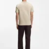 Jacquard-pattern T-shirt in cotton