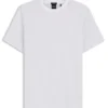 Jacquard-pattern T-shirt in cotton