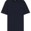 Jacquard-pattern T-shirt in cotton