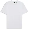 Jacquard-pattern T-shirt in cotton