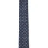 Jacquard-pattern tie in a silk blend