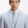 Jacquard-pattern tie in a silk blend