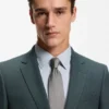 Jacquard-pattern tie in a silk blend