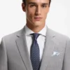 Jacquard-pattern tie in a silk blend