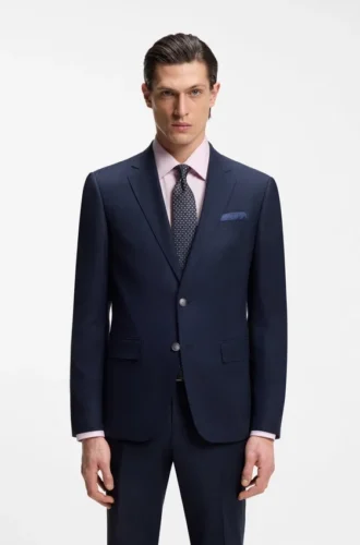 Jacquard-pattern tie in a silk blend