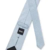 Jacquard-pattern tie in a silk blend