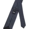 Jacquard-pattern tie in a silk blend