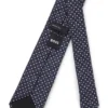 Jacquard-pattern tie in a silk blend