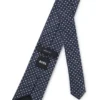 Jacquard-pattern tie in a silk blend