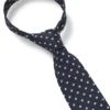 Jacquard-pattern tie in a silk blend