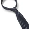Jacquard-pattern tie in a silk blend