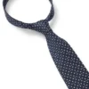Jacquard-pattern tie in a silk blend