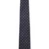 Jacquard-pattern tie in silk