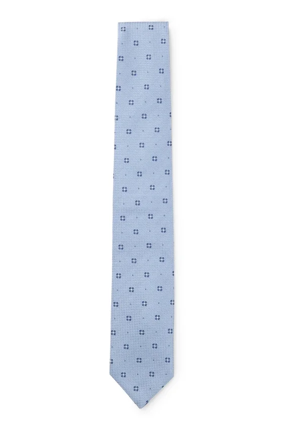 Jacquard-pattern tie in silk Jacquard-pattern tie in silk