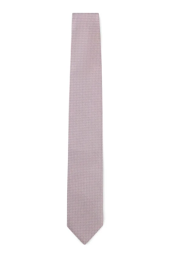 Jacquard-pattern tie in silk Jacquard-pattern tie in silk