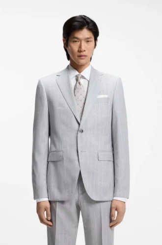 Jacquard-pattern tie in silk