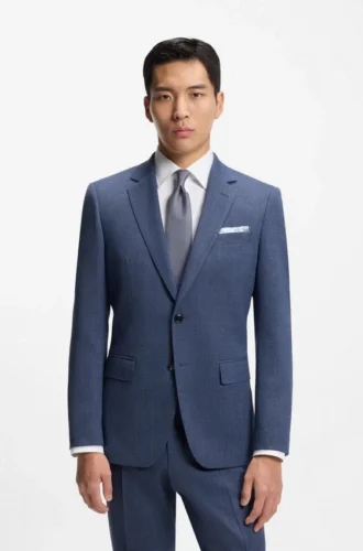 Jacquard-pattern tie in silk