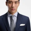 Jacquard-pattern tie in silk