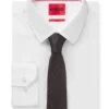 Jacquard-pattern tie in silk