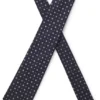 Jacquard-pattern tie in silk