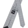 Jacquard-pattern tie in silk