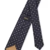 Jacquard-pattern tie in silk