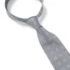 Jacquard-pattern tie in silk