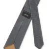 Jacquard-pattern tie in silk